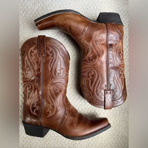 Ariat Heritage Western Leather Cowgirl Boots - Vintage Cedar - 5